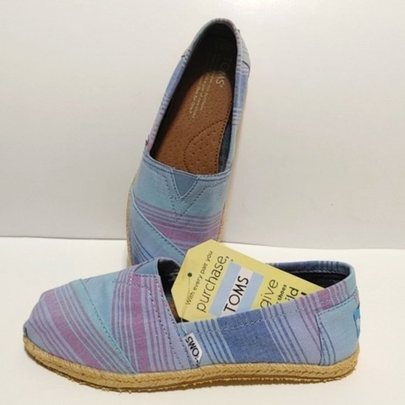 TOMS Summer Stripe Blue - Picture 4 of 4